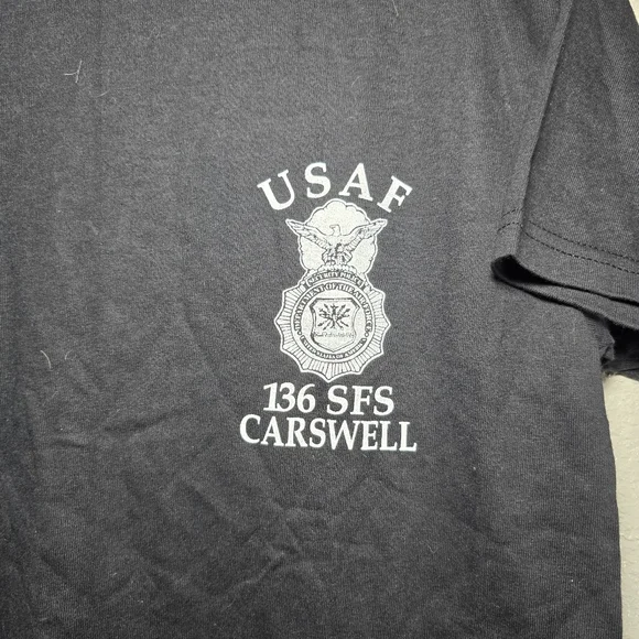 Hanes USAF 136 SFS Carswell T-Shirt – Size S – Military Graphic Tee - Picture 2 of 3